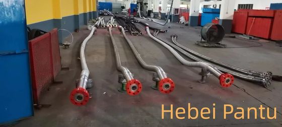 품질  3 1/8” flanged, 5,000 psi Coflexip hose for choke line with stainless steel protective flexible cover 공장