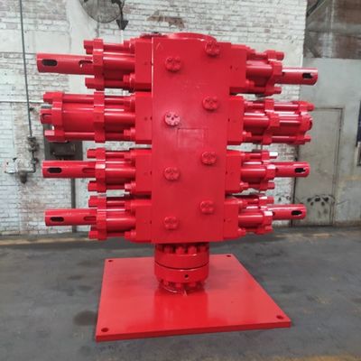 5000psi 쿼드 튜빙 코일 램 보프 블로 아웃 방지기 API 표준 16A 우물 헤드 제어
