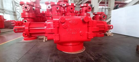 11"-5000PSI 셰이퍼는 캐스티드 단일 램 BOP API 16A 하부 플랜지를 타이핑합니다