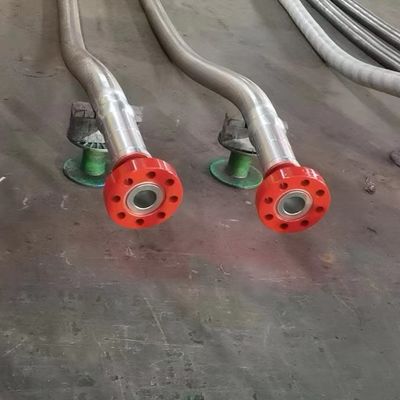 3&quot;900LB 플랜지 3 1/2&quot; ID 고압 코플렉시프 튜브 5000 Psi 석유 필드 API 16C를 위한 방화 튜브