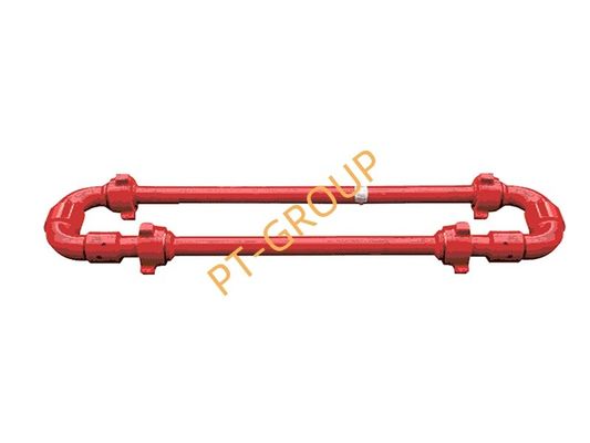 2 &quot;5000 psi 작업 압력 치크산 커넥터 12 &quot;길이